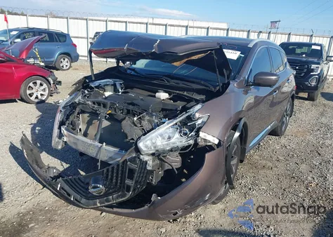 2018 Nissan Murano Platinum из США, поврежденный, VIN 5N1AZ2MH1JN109556